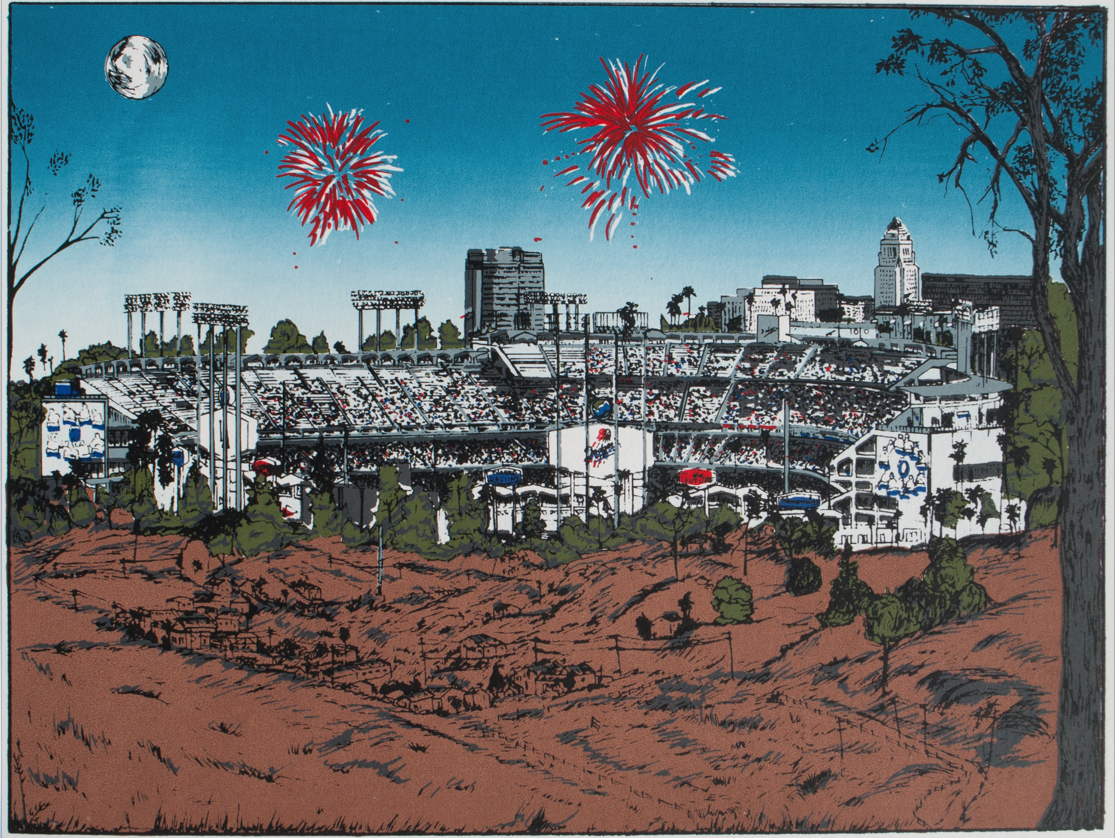 Miyo Stevens-Gandara, Chavez Ravine, 2016 — Self Help Graphics & Art